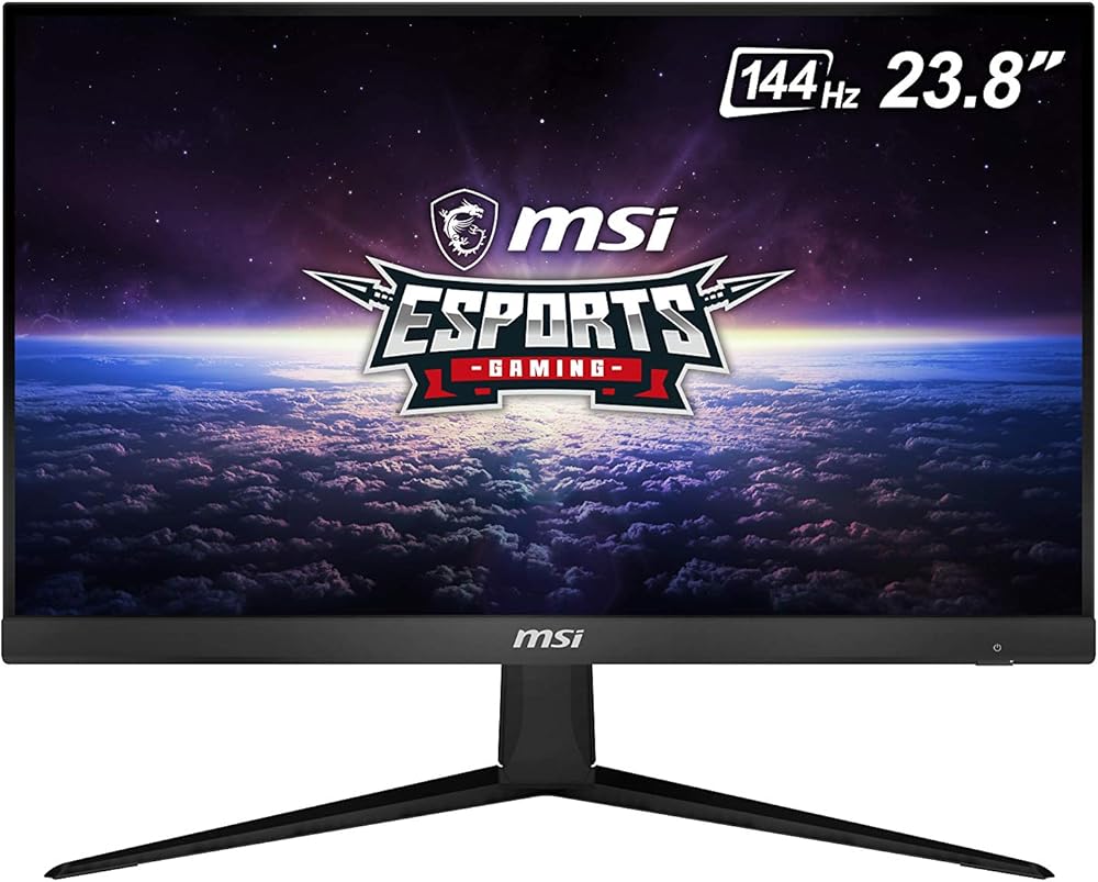 MSI 24” FHD (1920 x 1080) Non-Glare with Super Narrow Bezel 144Hz 1ms 16:9 HDMI/DP AMD Radeon FreeSync IPS Gaming Monitor - View 1