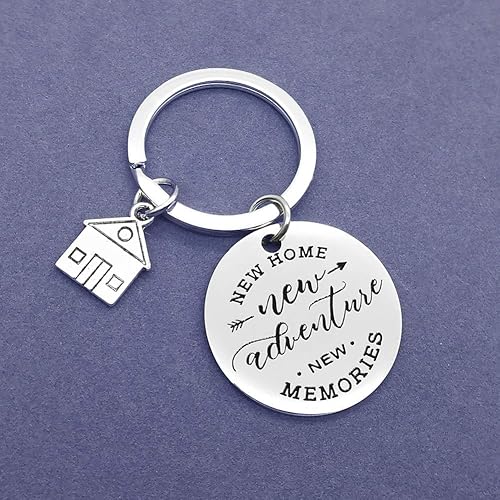Miniatura 7 de Vadaka Llavero para el nuevo hogar, llavero de recuerdos para el primer regalo de inauguración de la casa, regalos de cierre de agente inmobiliario,