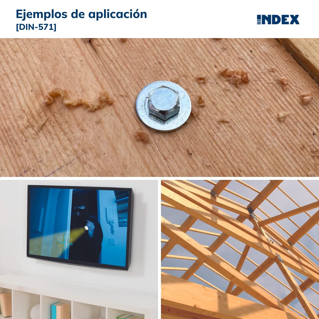 Index TB08050 – Coach Screw DIN 571 8 x 50
