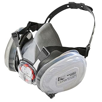 3M Half Face Respirator Facepiece Mask P100 Organic Vapor Acid Gas - Foto 2
