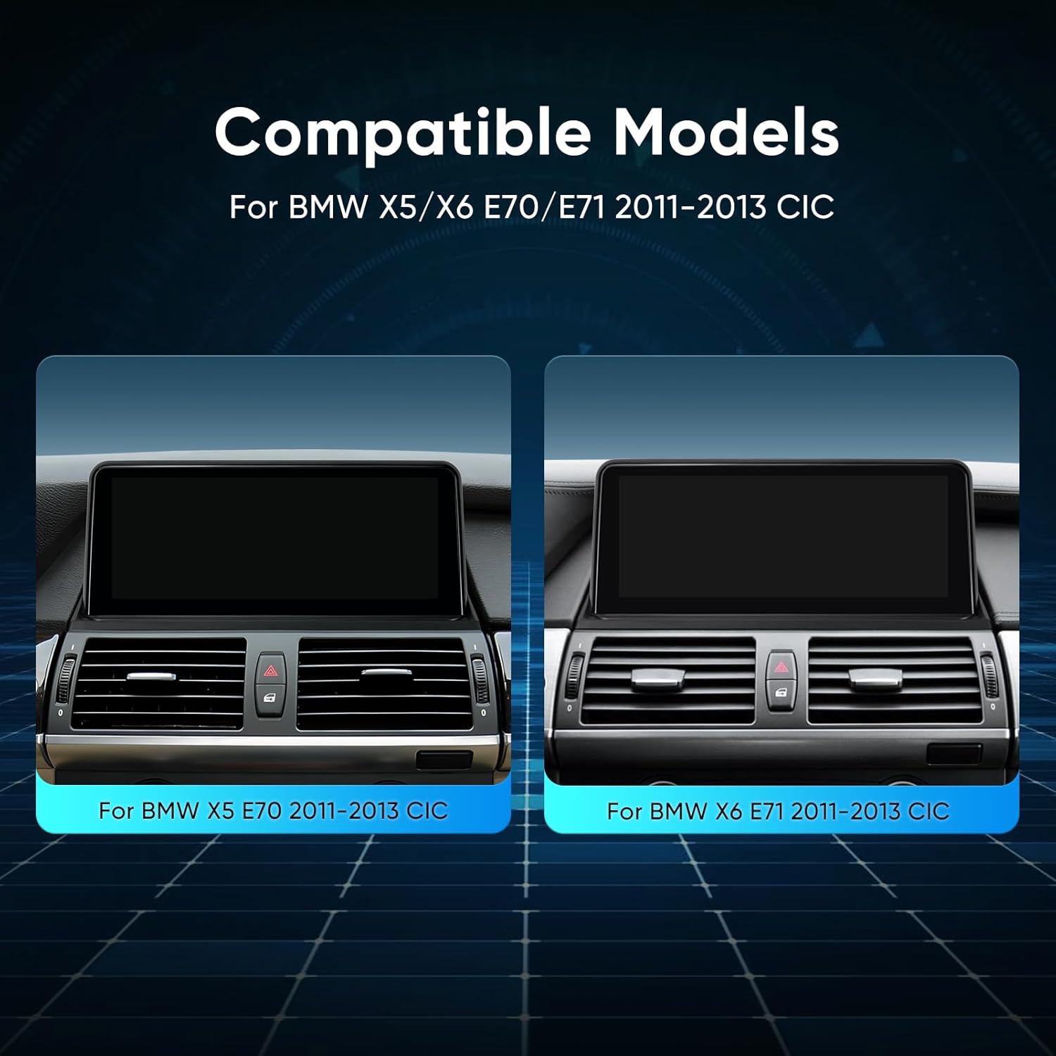 Compatible BMW X5 E70 and X6 E71 models