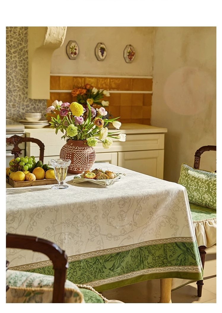 Amazon｜SXYITE テーブルクロス 撥水 北欧 レトロ table cloth 長方形