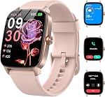 Smart Watch for Men Women, Bluetooth Call Smartwatch with AI Voice, 1.85" HD DIY Dial Fitness Watch, Heart Rate/SpO2/Steps/Sleep Monitor, 100+ Sports Modes, IP68 Waterproof Watch for Android iOS