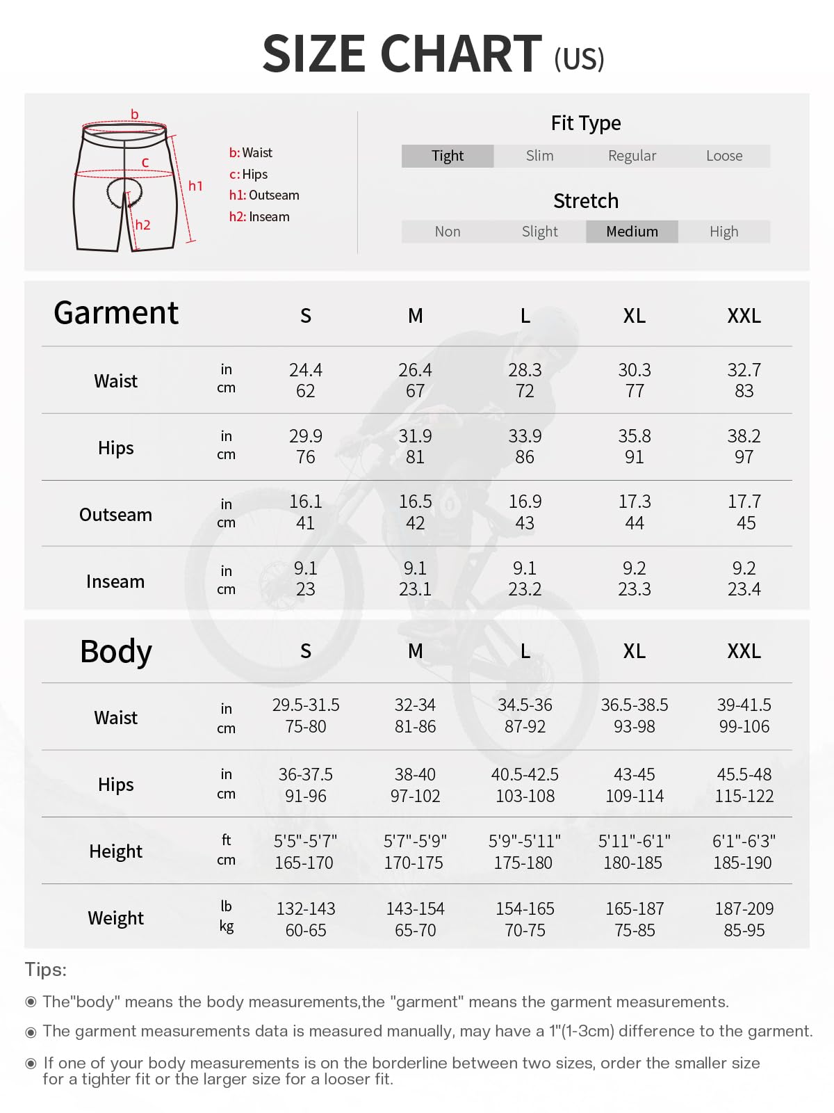 Culotte Acolchado para Hombre, 120kg/m³ Acolchado de Alta Densidad, Culotte con 3 Bolsillos 5001