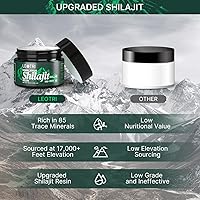 Vista 5 de Resina Shilajit Shilajit orgánica pura del Himalaya: Ácido fúlvico auténtico con más de 85 minerales traza - Suplemento Shilajit de grado dorado