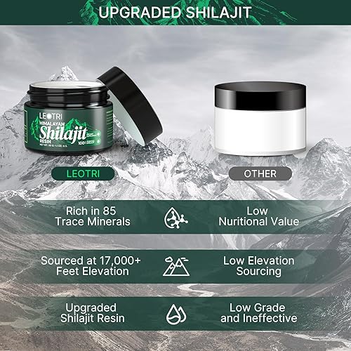 Miniatura 5 de Resina Shilajit Shilajit orgánica pura del Himalaya: Ácido fúlvico auténtico con más de 85 minerales traza - Suplemento Shilajit de grado dorado