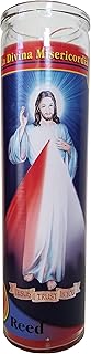La Divina Misericordia Red Pillar Candle