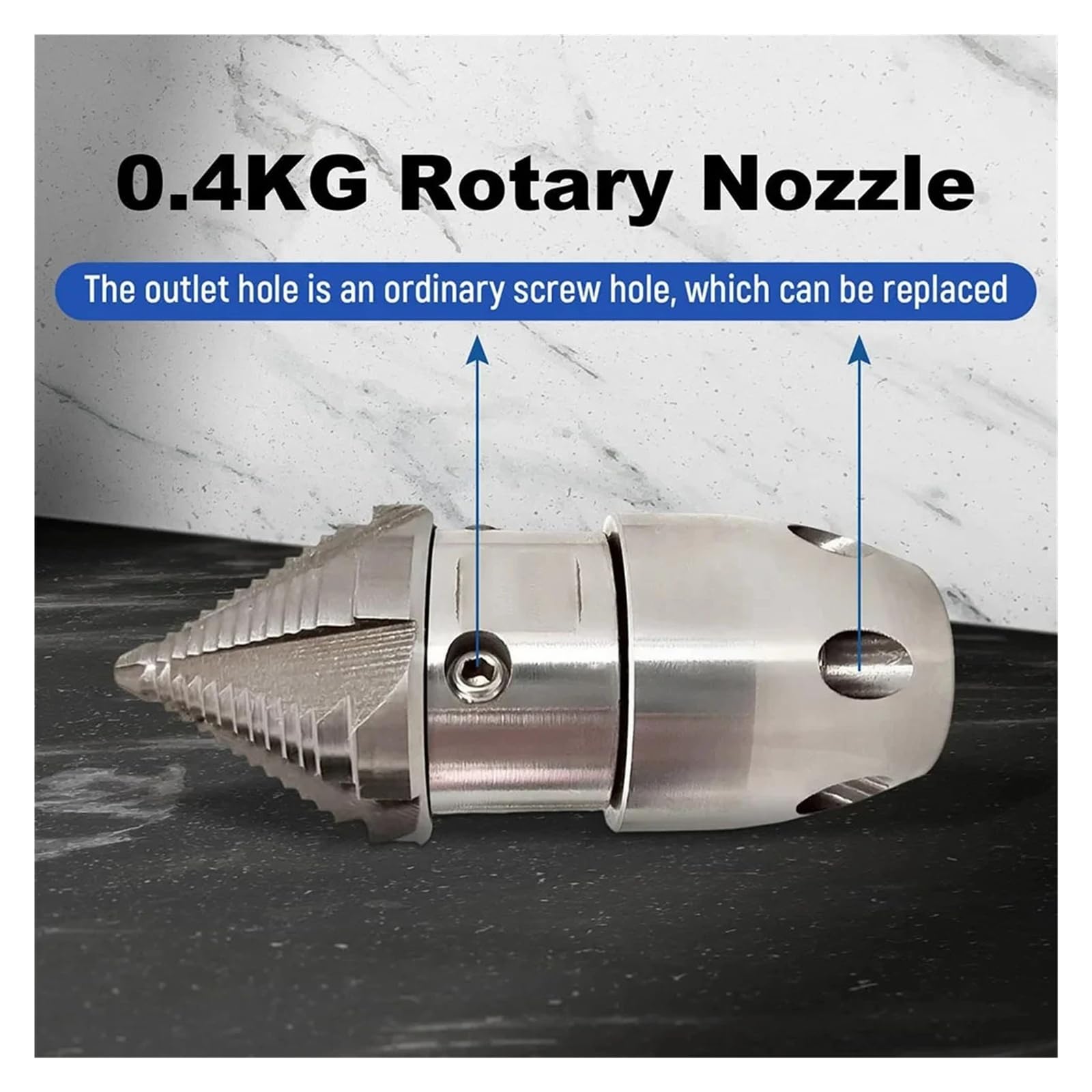 Buse rotative 3/8 for nettoyage des égouts haute pression(3 8 40L To 50L)