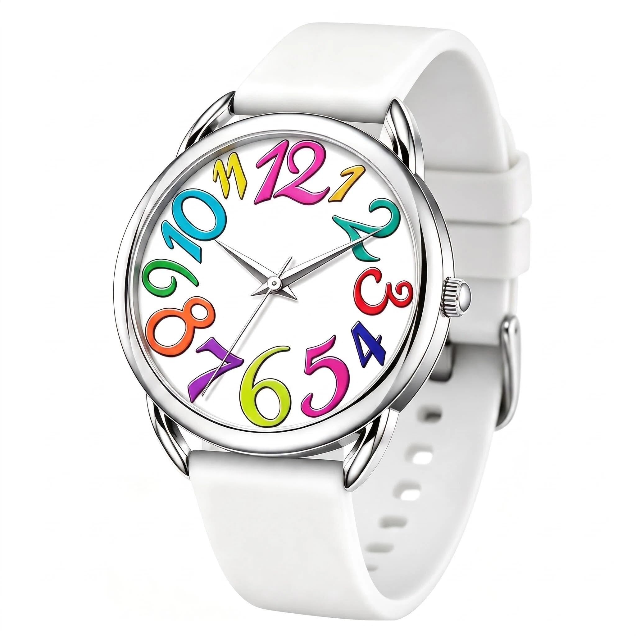 Bisley Watch for Women Big Face Colorful