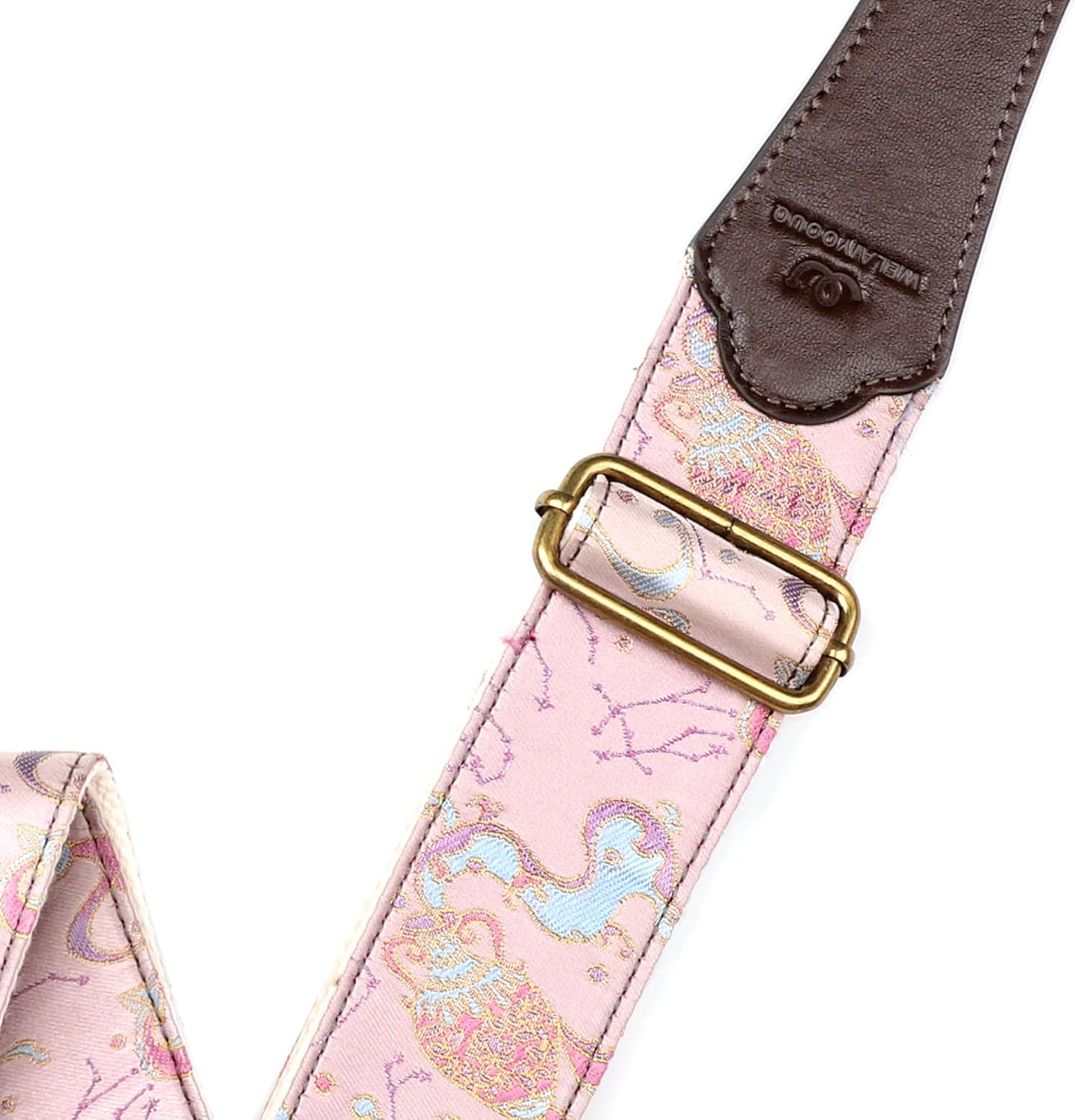 Guitar Strap, embroidery Jacquard Adjustable Guitar Straps for Acoustic/Bass/Electric Guitar, Includes Guitar Pick, Strap Button and Strap Lock, Constellation Gift (Aquarius)