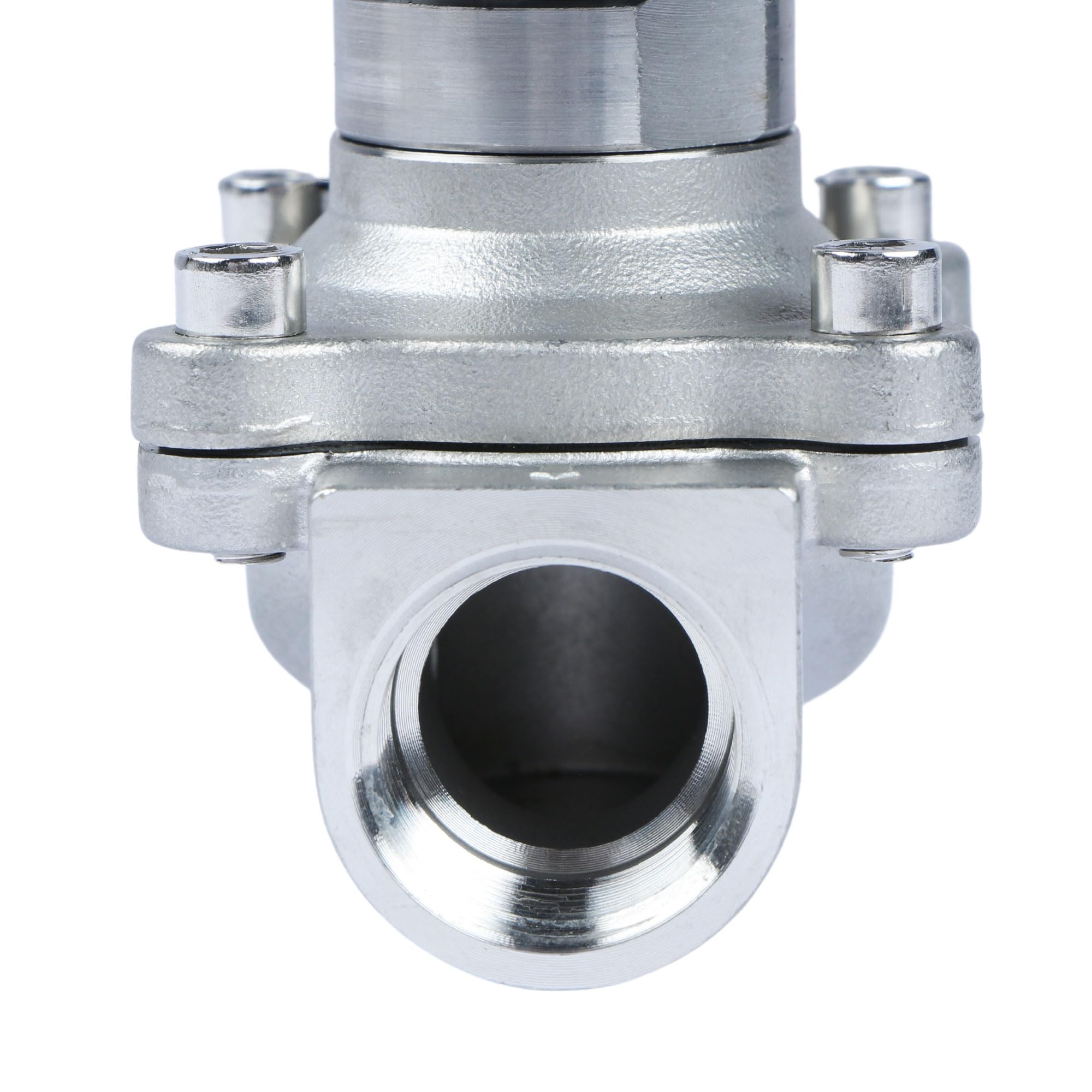 U.S. Solid 3/4" Elektrisch Magnetventil 230V AC Edelstahl stromlos offen VITON Wasser Luft Öl G Gewinde