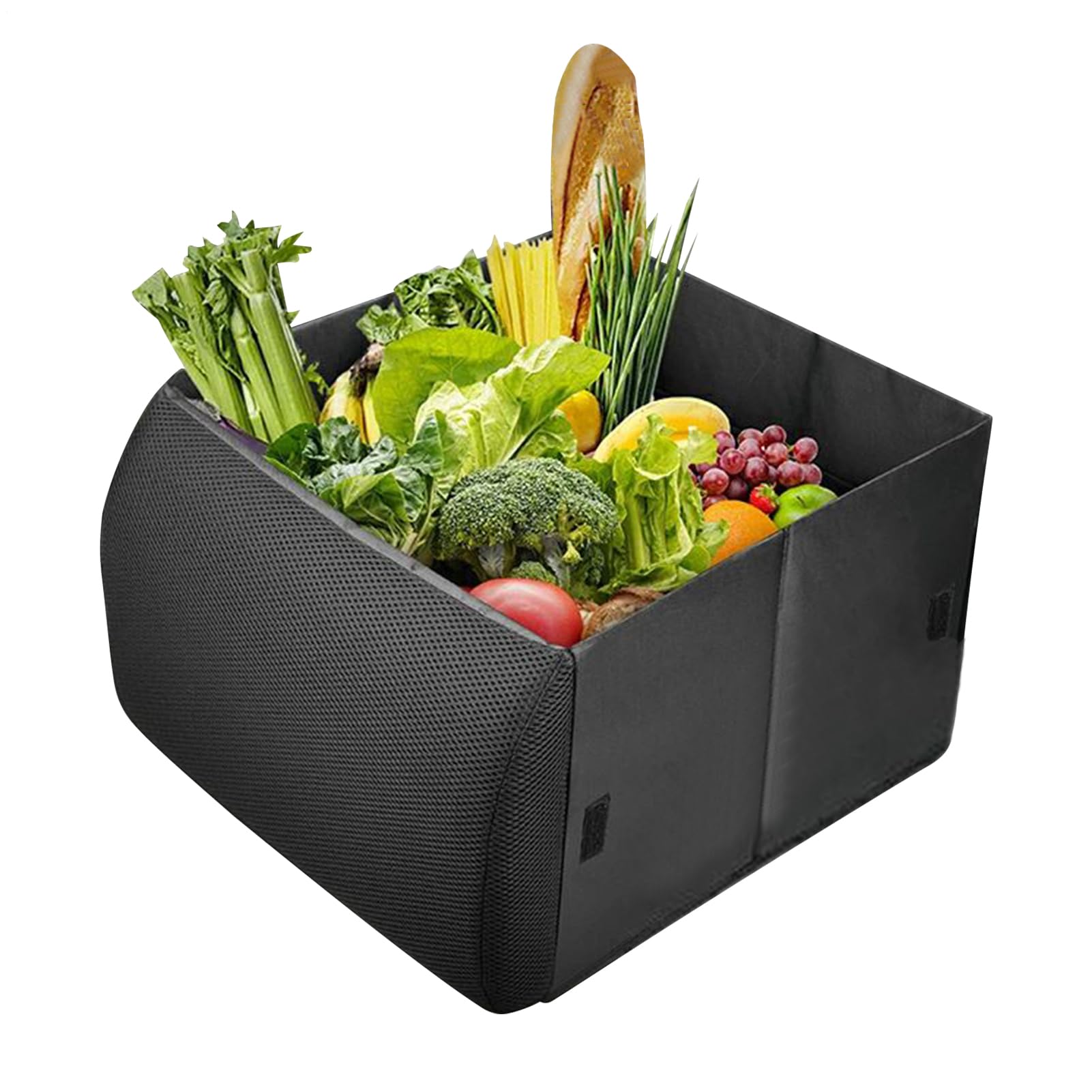 Organizer Bagagliaio Auto Contenitore Pieghevole 2 in 1 con Supporto | Cuscino Lombare Organizer Bagagliaio Veicoli SUV Camper Berlina Interni Gite Su Strada Viaggi