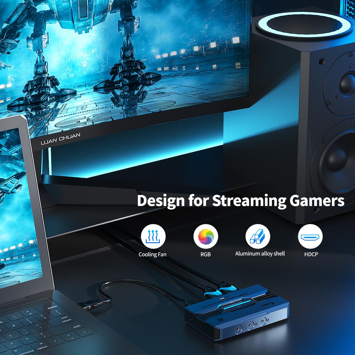 Scheda di acquisizione video HDMI 4K60Hz con loop out 1080P@240Hz 2K@144Hz HDMI scheda di registrazione video Full HD 4K60Hz HDMI registrazione e loop out per OBS Live Streaming Gaming Record