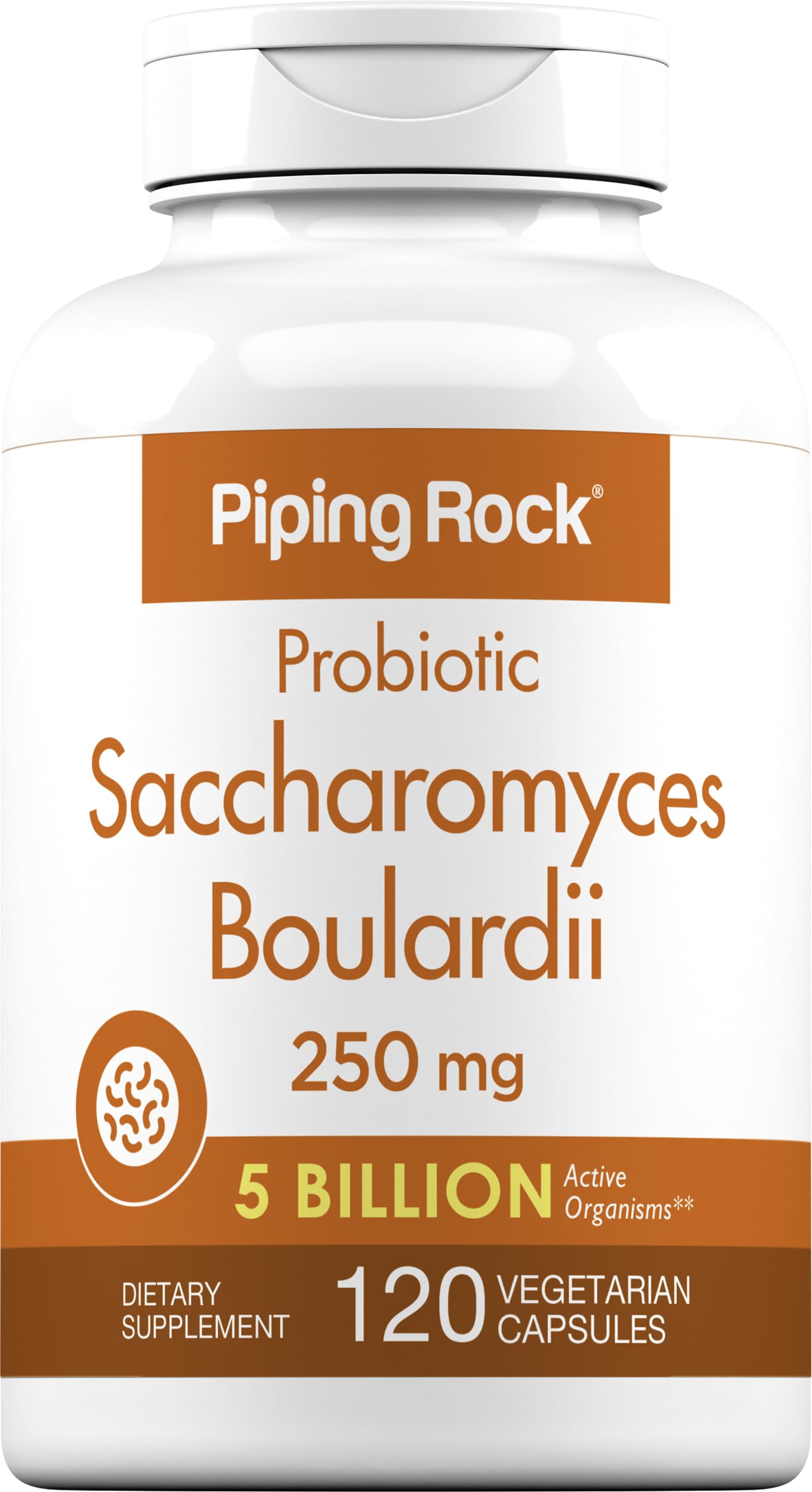 Piping Rock Saccharomyces Boulardii Probiotic Supplement | 5 Billion CFU