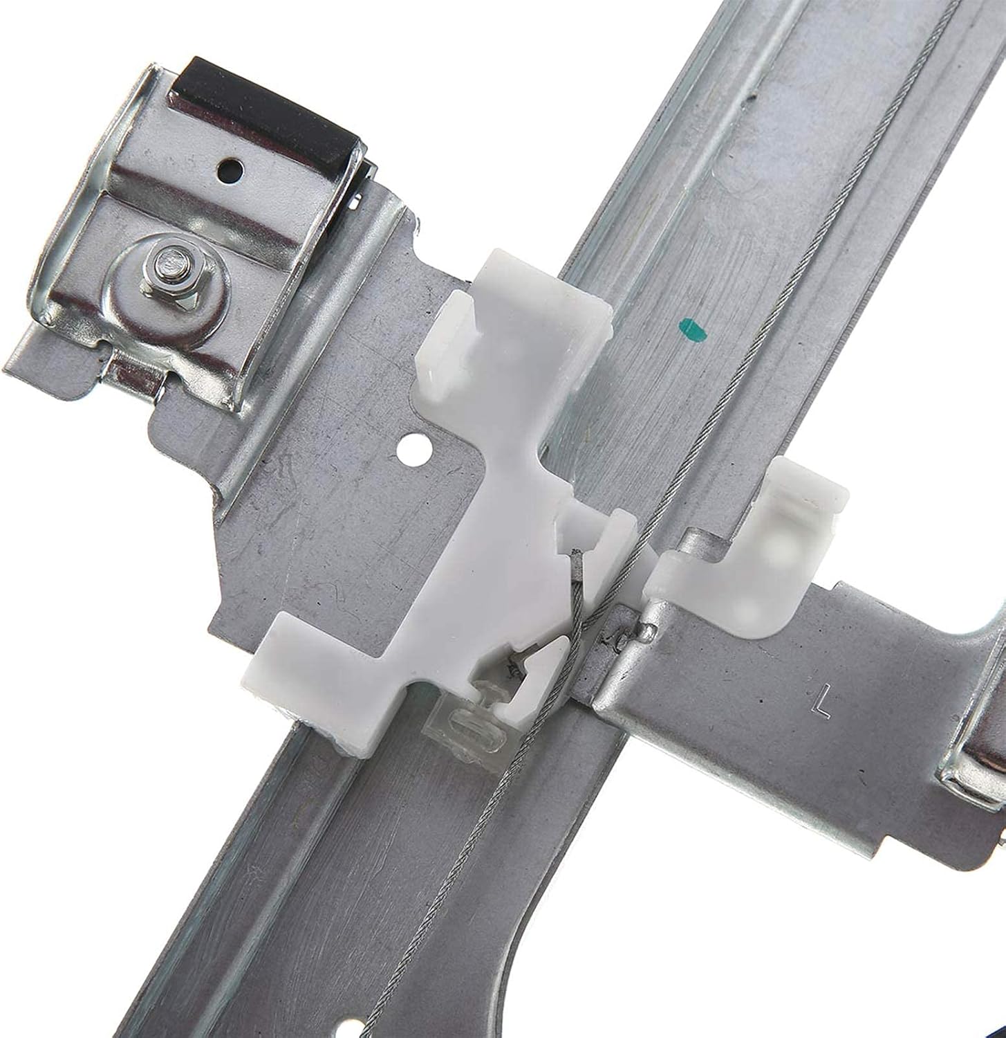 YHTAUTO Rear Driver Side Power Window Regulator With 2-Pin Motor Assembly for Chevy Trailblazer & GMC Envoy & Buick Rainier & Isuzu Ascender & Saab 9-7x, 2002-2009, Sport Utility Only