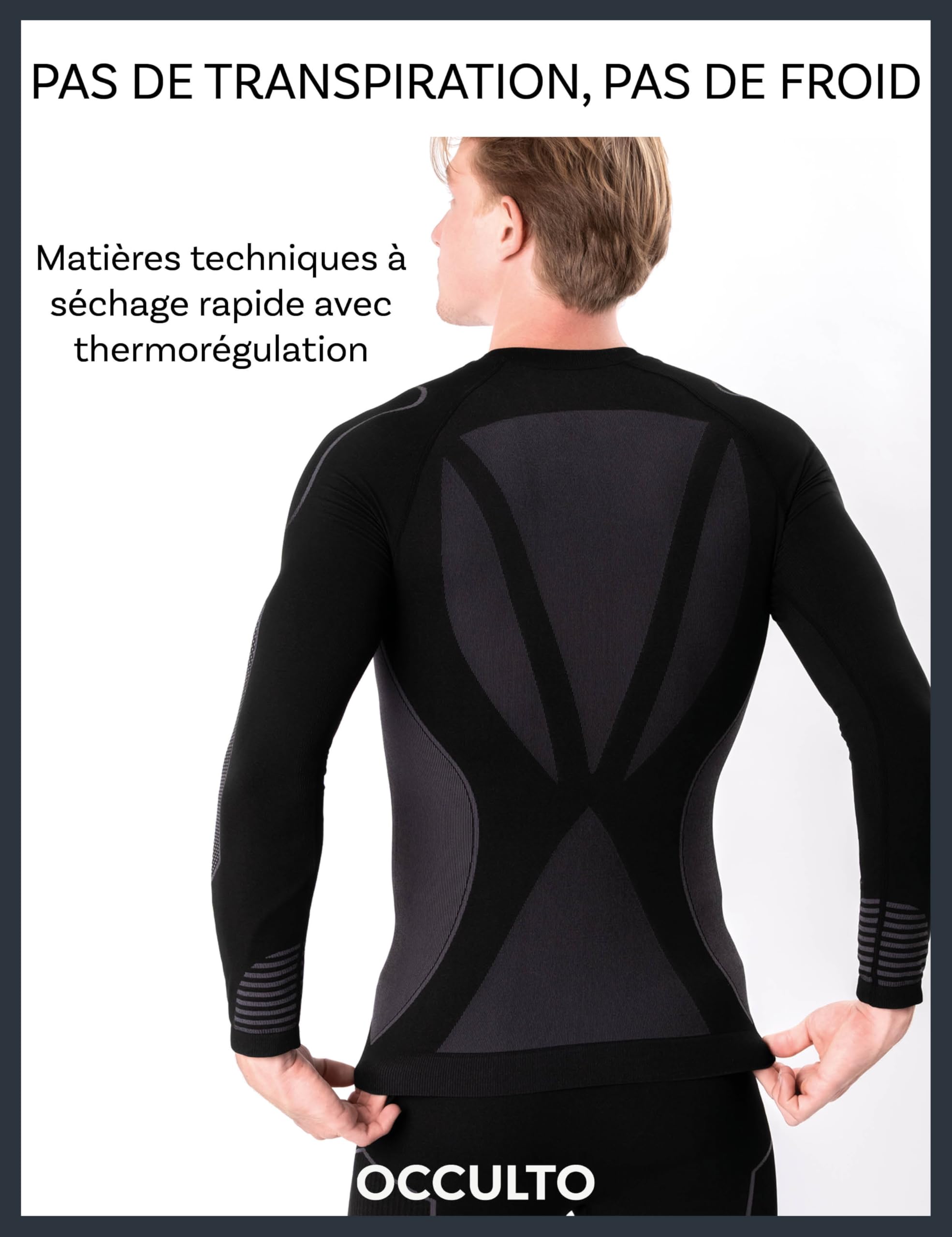 Occulto sous Vetement Thermique Ski Homme (modèle: James)