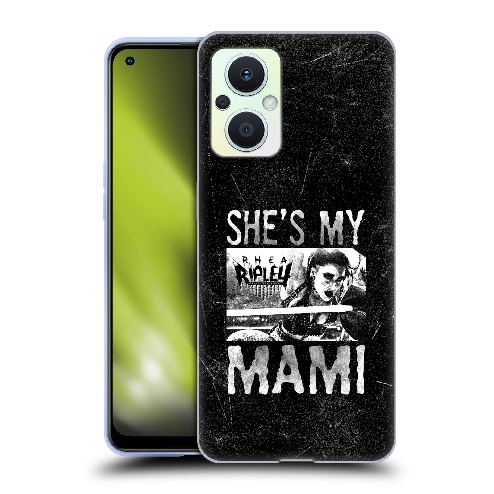 Head Case Designs Officially Licensed WWE She's My Mami Rhea Ripley Soft Gel Case Compatible With Oppo Reno8 Lite