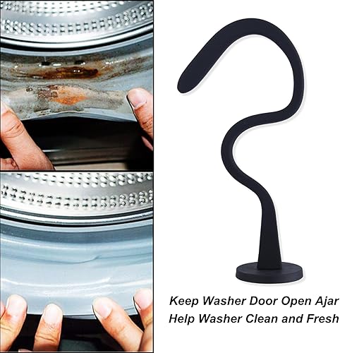 Miniatura 5 de Soporte magnético para puerta de lavadora, soporte de puerta de lavadora de carga frontal, mantiene la puerta de la lavadora abierta, accesorio de