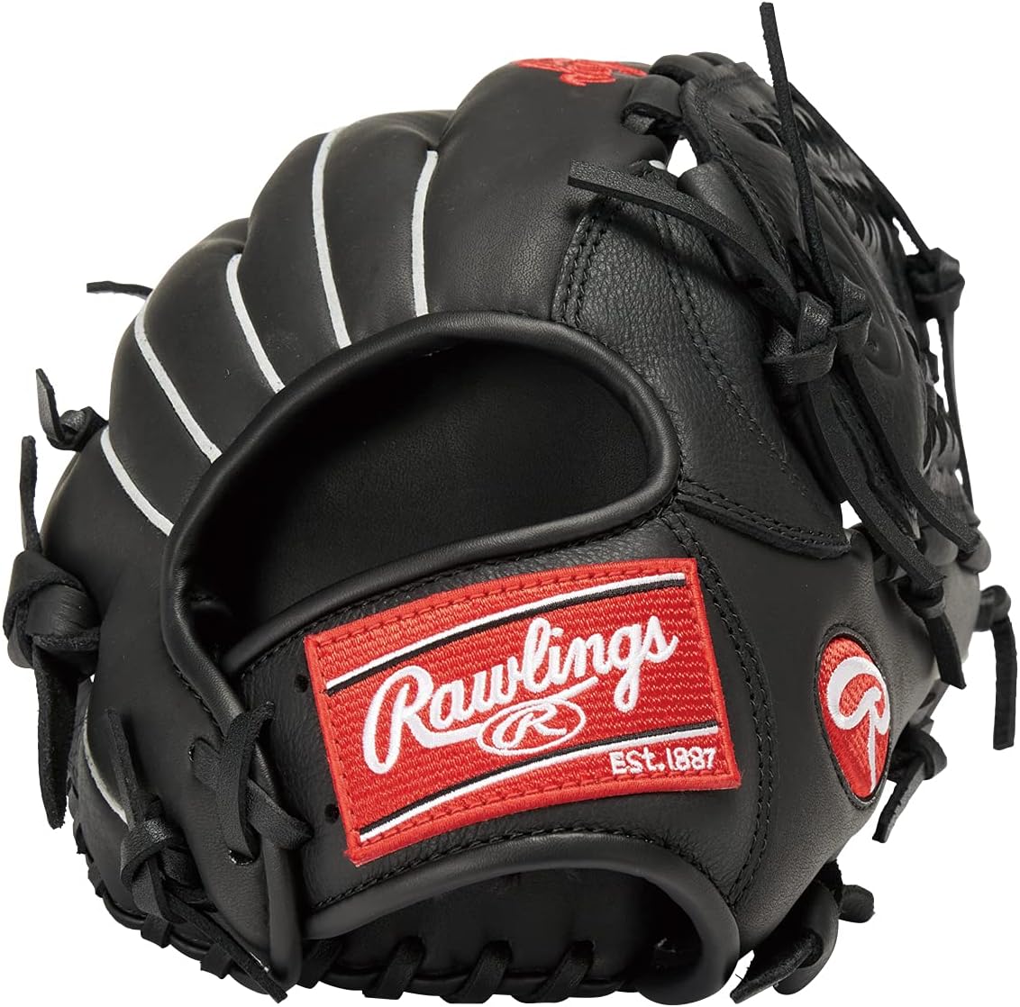 Rawlings Adult General Baseball Gloves GRXASPLN55 11.75" Soft All-Round Black Right Throw Glove