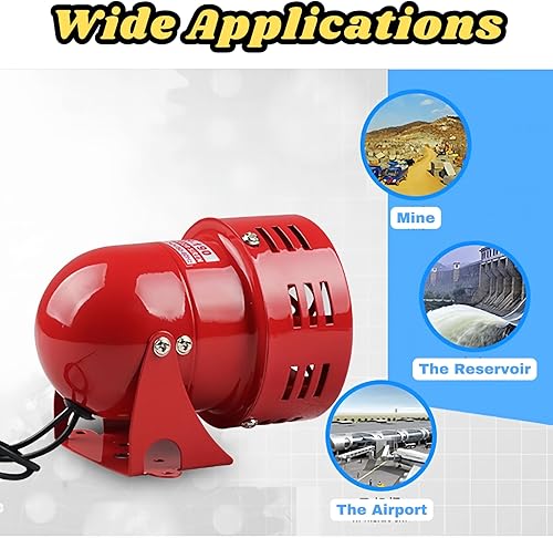 Miniatura 9 de Alarma al aire libre DC 12 V con cable de alarma ruidosa sirena para el hogar sistema de protección de seguridad interior al aire libre ignífugo