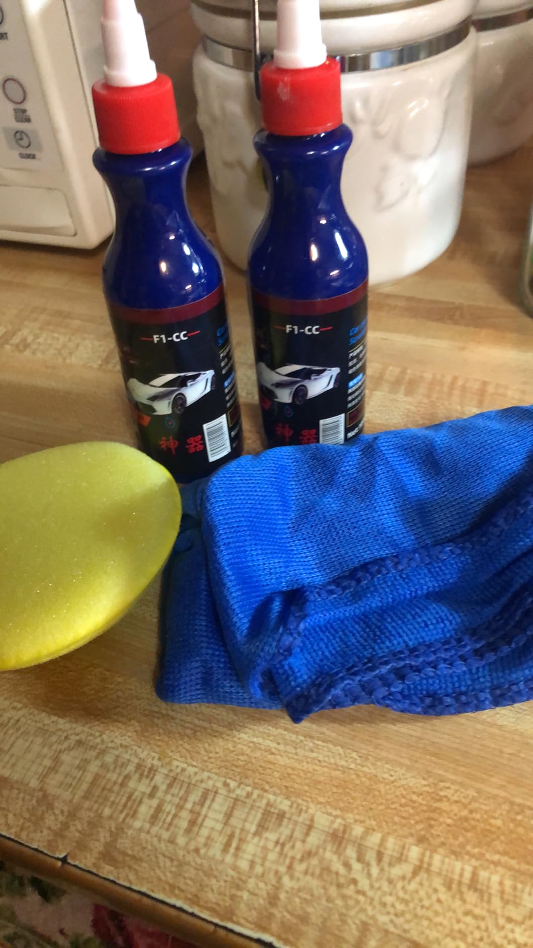 2Pcs Scratch Repair Wax for Car, Deep Scratch Repair Kit