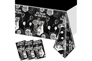 Halloween Wedding Decorations - 3 Pieces Until Death Do Us Part Tablecloths