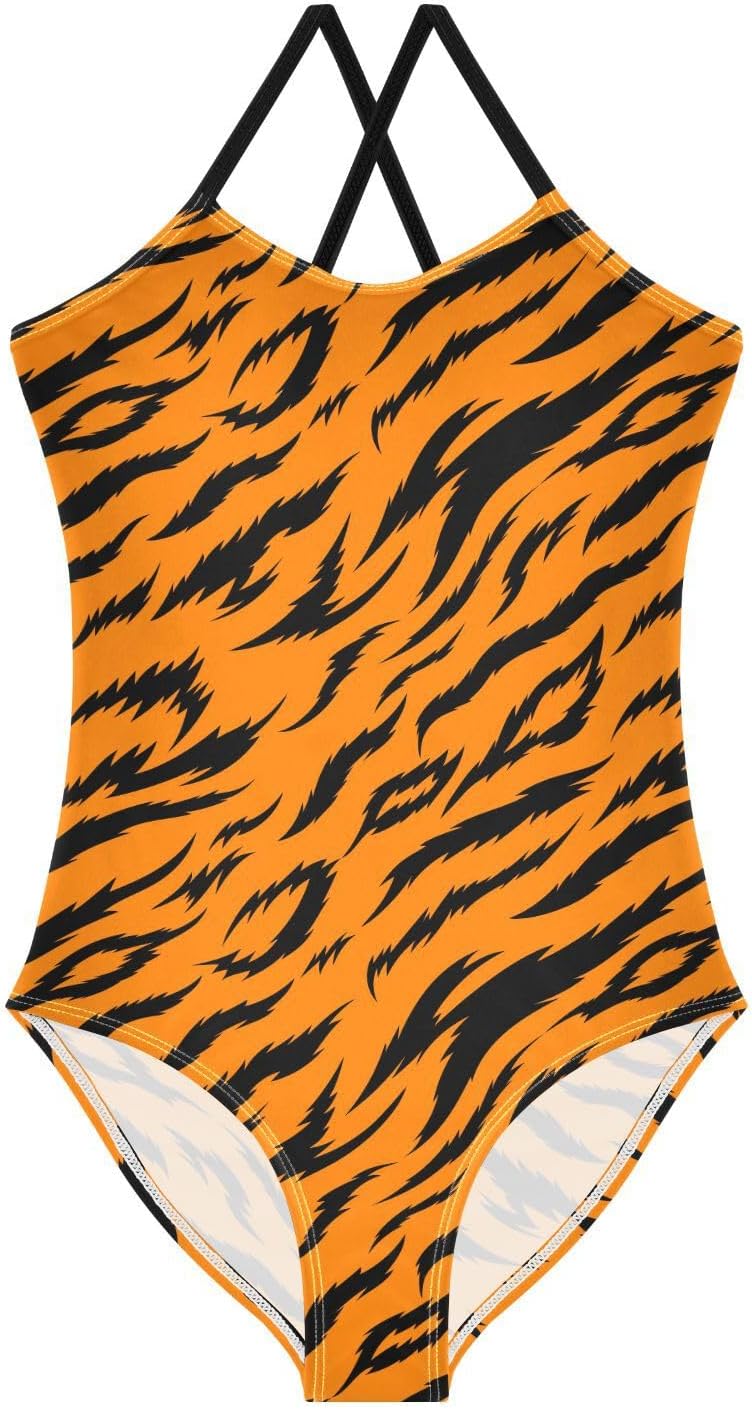 Girls Swimsuit One Piece Bathing Suit Kids Swimming Suits Beach Swimwear 3-10T