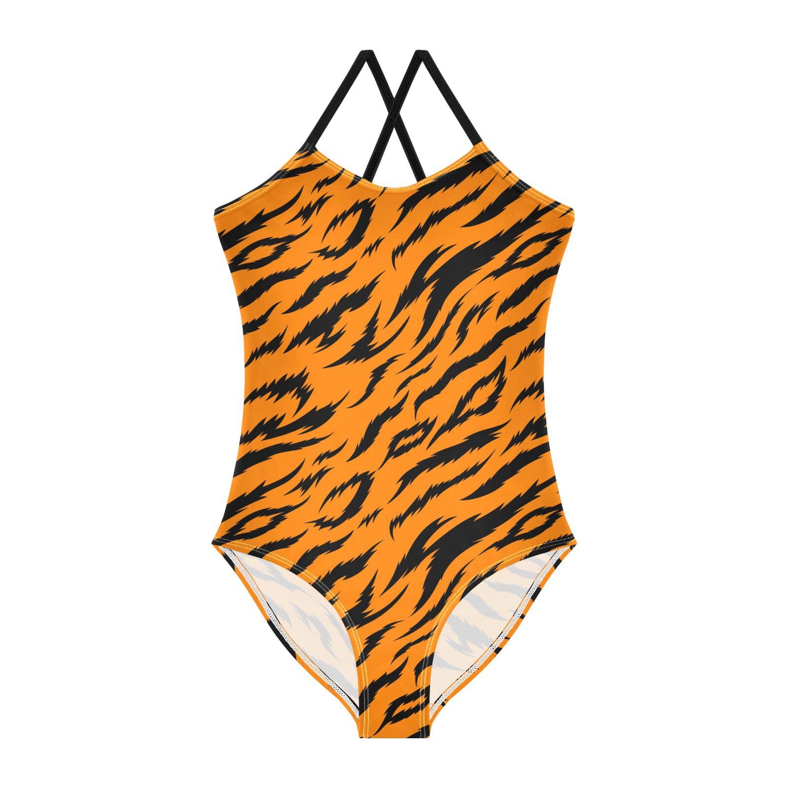 JHKKU Girls Swimsuit One Piece Bathing Suit Kids Swimming Suits Beach Swimwear 3-10T