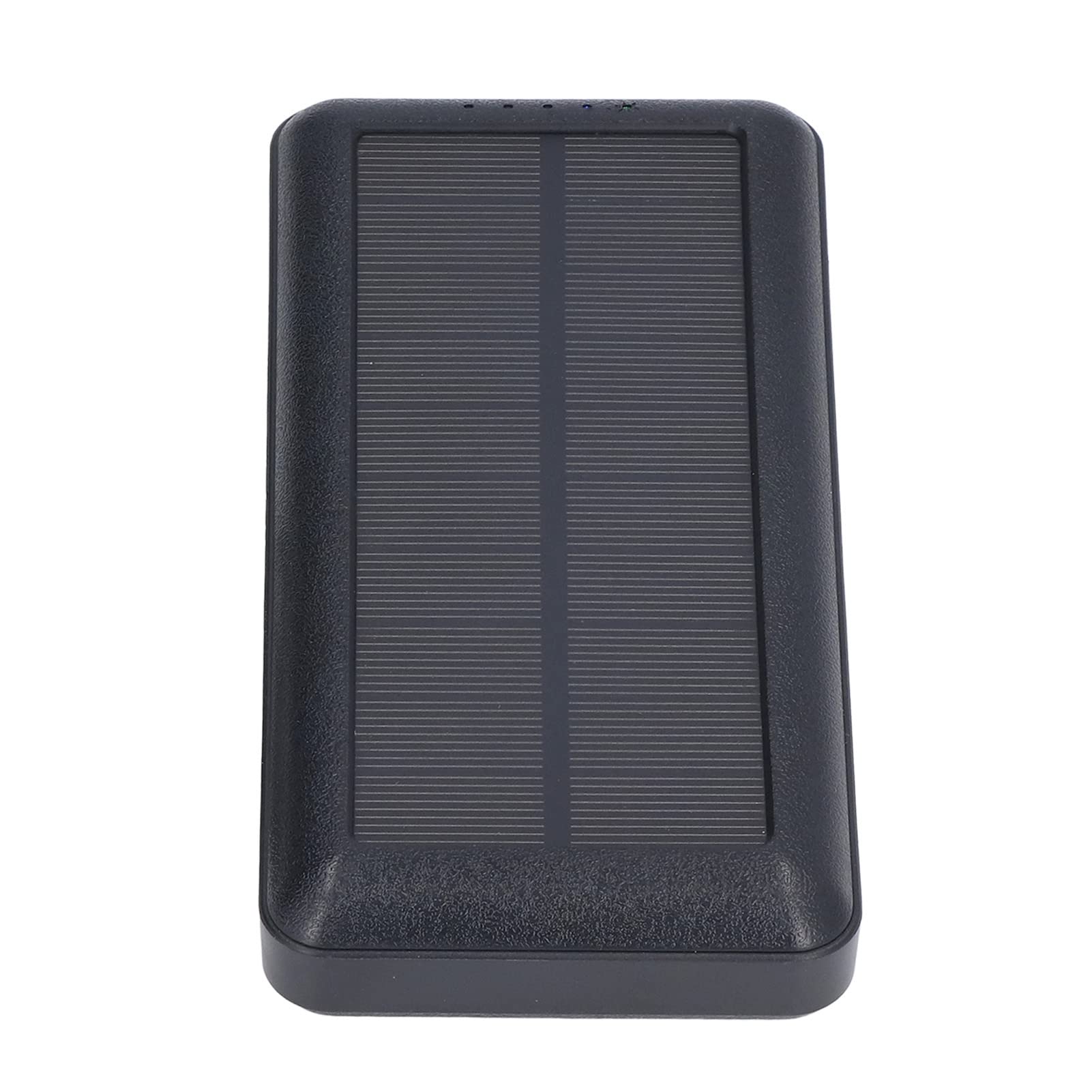 Fonte di Energia Solare Portatile Power Bank 30000mAh con Pannello Monocristallino e 2 Luci a LED Cavi Integrati e Supporto per Telefono per Viaggi in Campeggio Ed Escursionismo