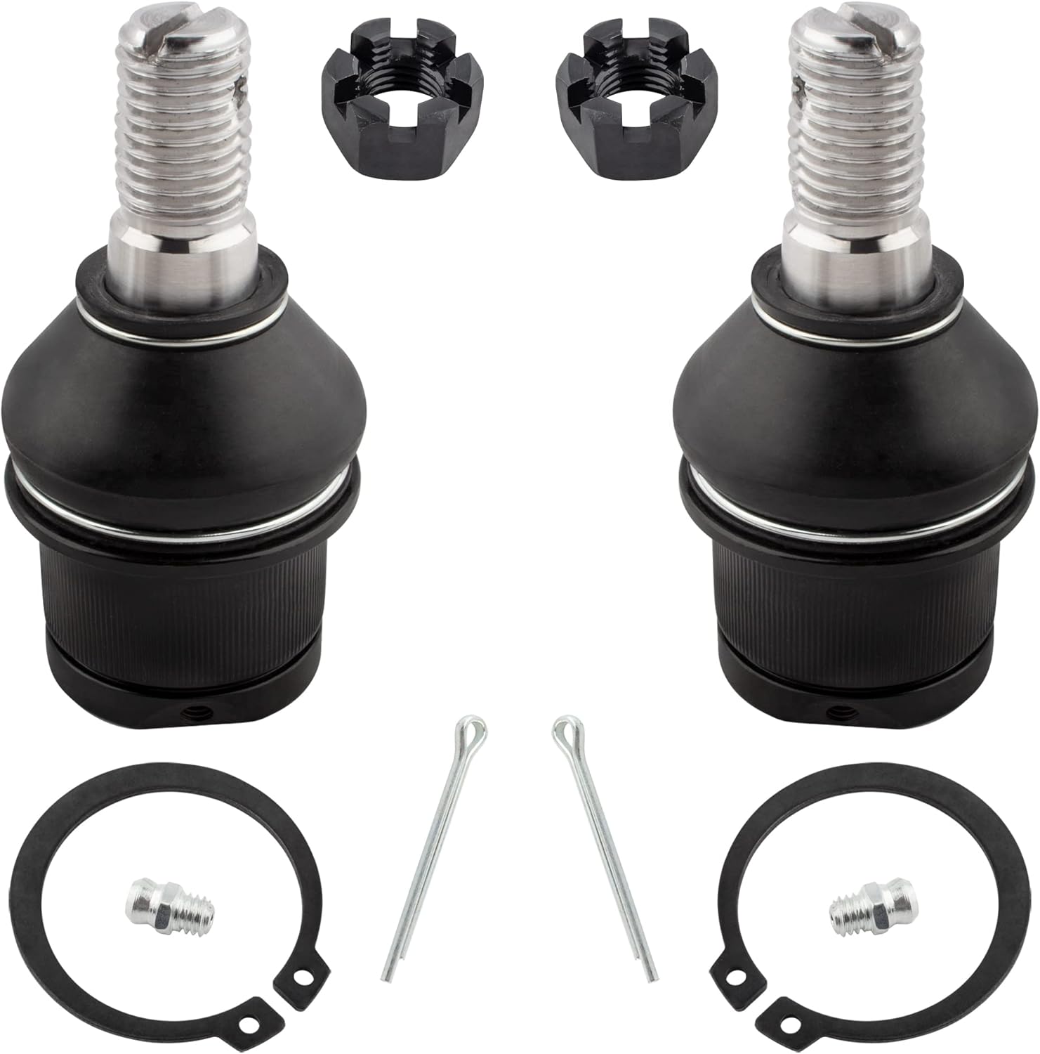 BOXI 4pcs Front Upper + Lower Ball Joint Fit for Dodge Ram 1500 2500 3500 (4WD) 2003-2014 | for Ram 2500 3500 (4WD) 2011-2014 | Replaces K7467 K7460