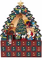 Vista 2 de Kurt Adler - Calendario de Adviento de 24 piezas, árbol de Navidad, 16 pulgadas