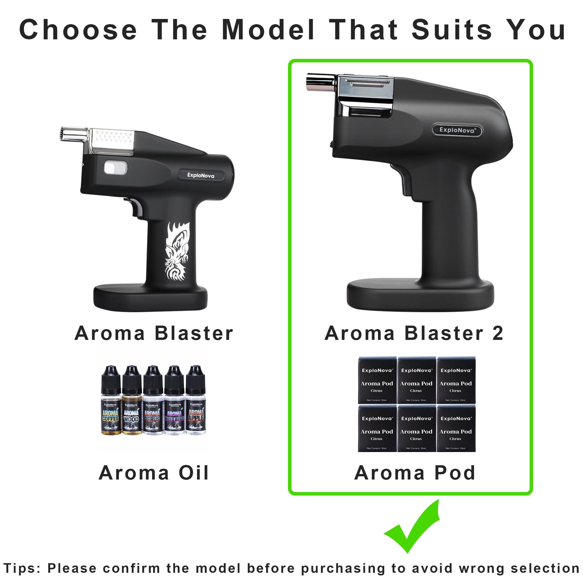 ExploNova Aroma Pods Replacement for Aroma Blaster 2, Neutral Flavour, 6 Pack – Intensify Food & Drink with Rich, Natural Aroma, Perfect for Bars, Parties & Home Use