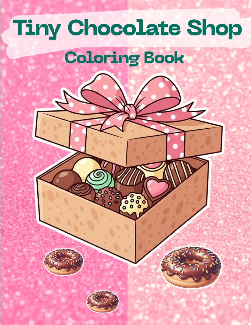 Tiny Chocolate Shop Coloring Book: Sweet and Fun Chocolate Treats to Color for Kids