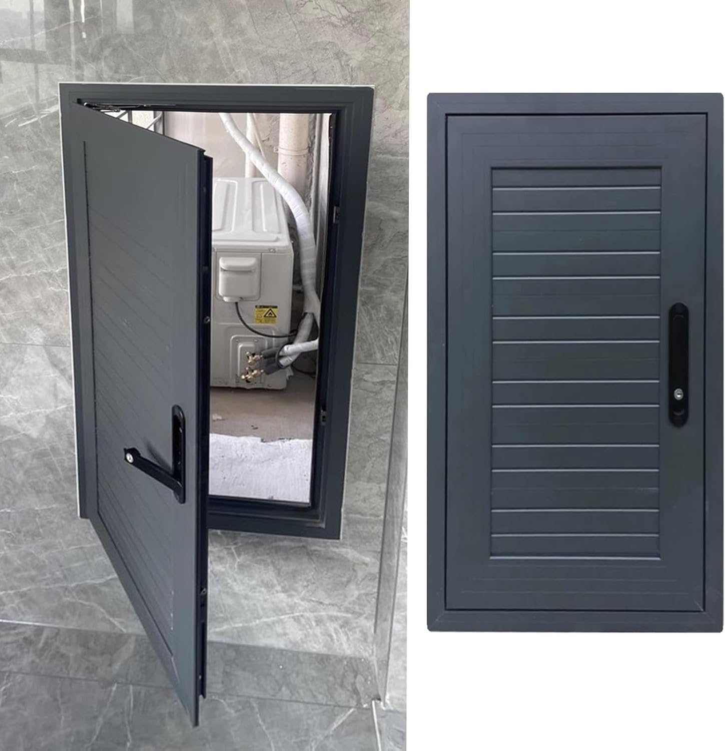 Wall Access Panel for Drywall, Attic Access Door with Handle, Air Conditioner Access Door (Dark Gray, 24x36in/60.1x91.4cm)