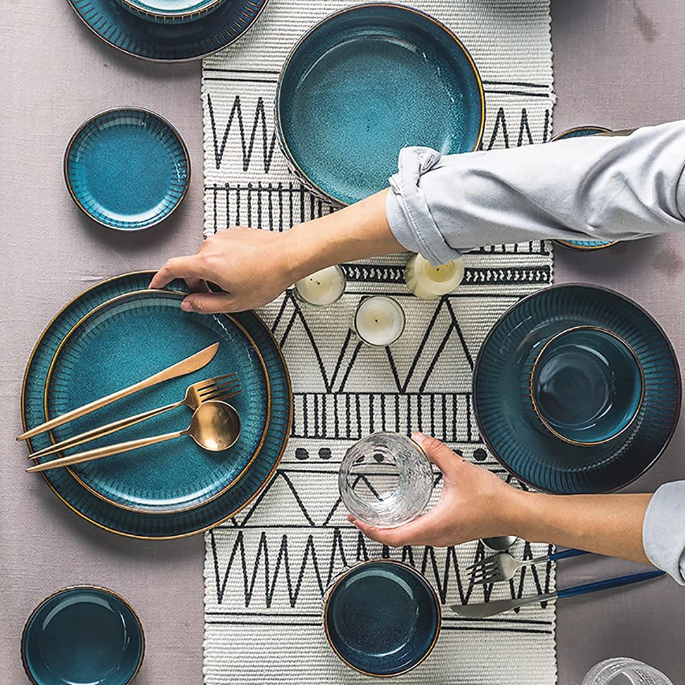 Amazon.com: Kitchen Dinnerware Set Break Chip Resistant Dishes