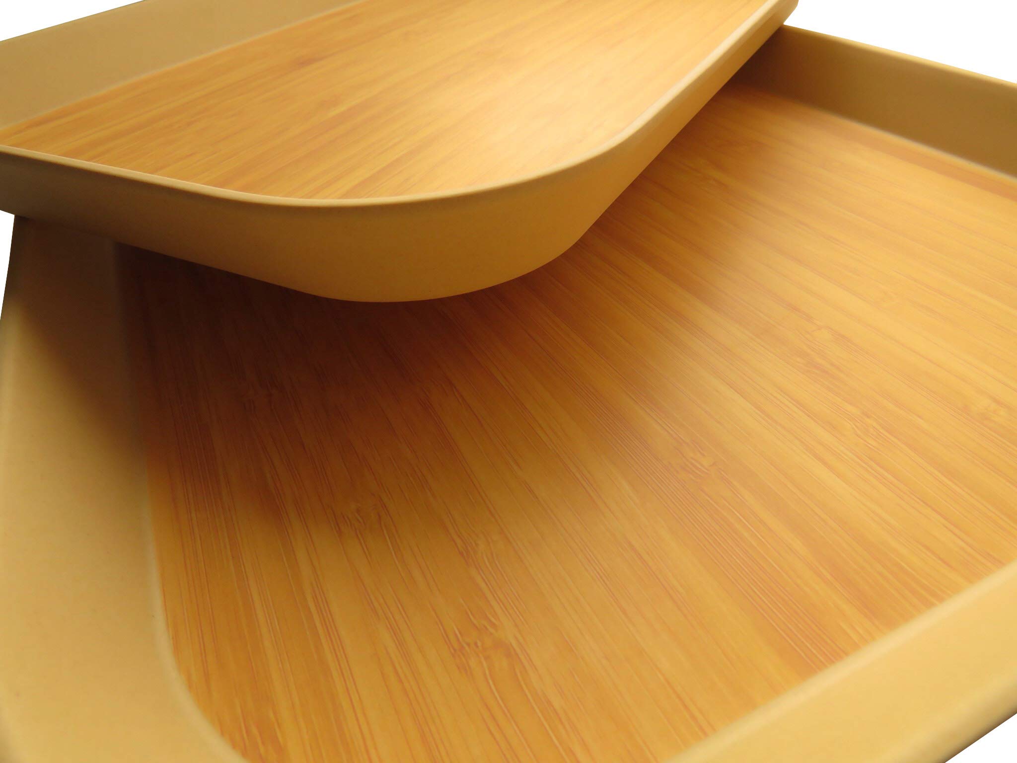 FIBERBAMBOO Bambus-Tablett, Bambusbrunnen, splmaschinenfest.  Umweltfreundliches Material ohne BPA, ideal fr Babys und Kinder, Holzfarbe  robust und leicht, ein gutes Geschenk fr Boba Brute. : Amazon.de: Kche,  Haushalt & Wohnen