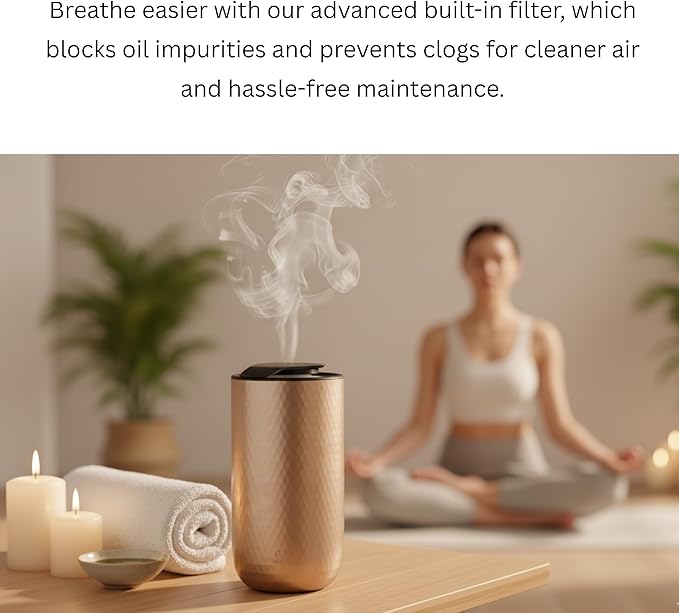 Difusor de Aceites Esenciales Sin Agua FOTUS AIR Portátil Recargable USB-C miniatura 8