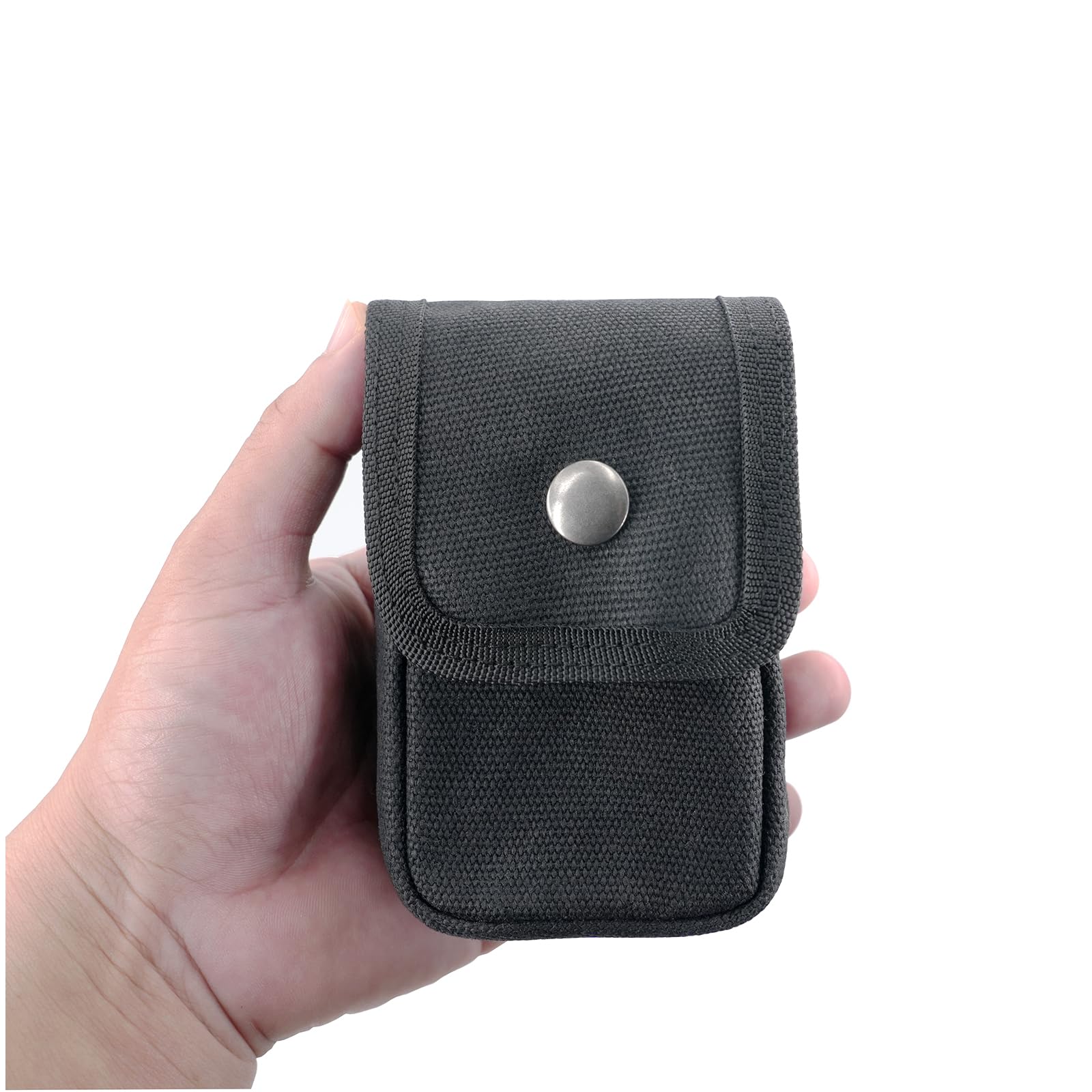 diodrio EDC Belt Pouch for Men Women, Small Compact EDC Holster Pouch with Belt Loop for Hiking, Fishing, Camping, Snap Closure, Classic Waxed Canvas