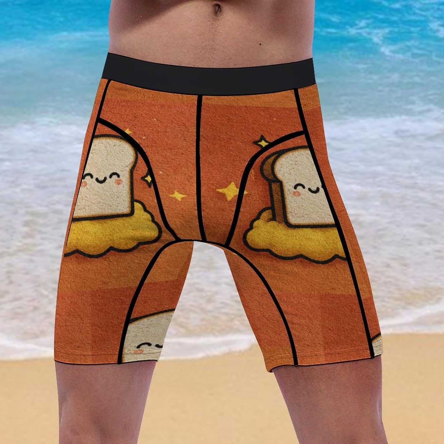 Lying on A Cloud Soft Breathable Men Athletic Underwear Stretch Quick Dry Sport Boxer Briefs for Daily Workout Gym Wear