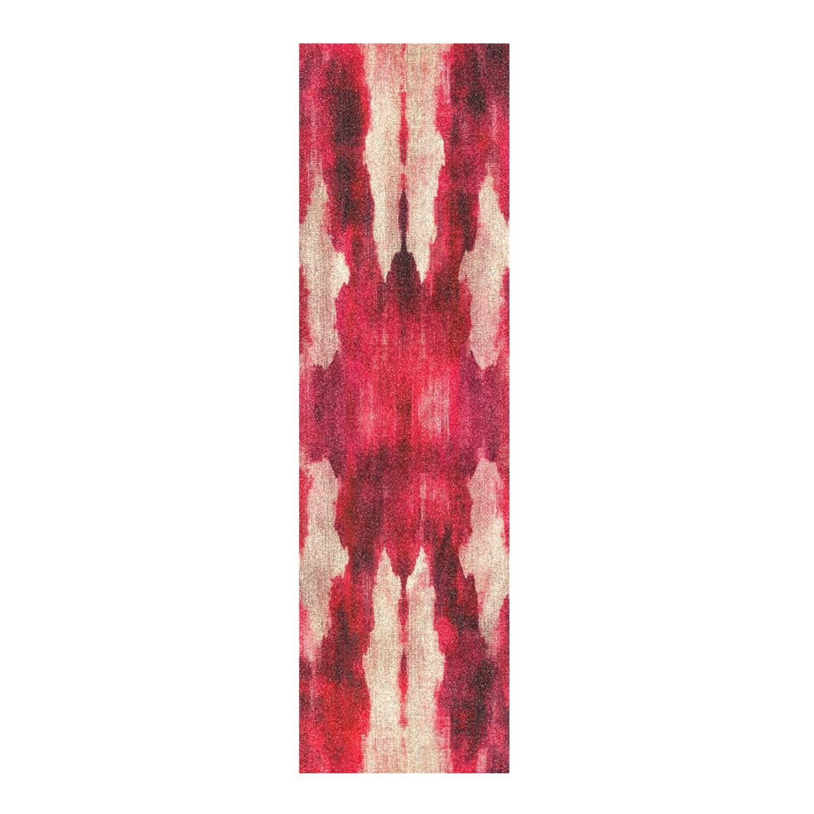 CEBUGI Red Tie-dye Skateboard Grip Tape 33x9in Waterproof Tear-Proof Longboard Grip Tape Bubble Free Non-Slip Scooter Grip Tape for Girls Boys