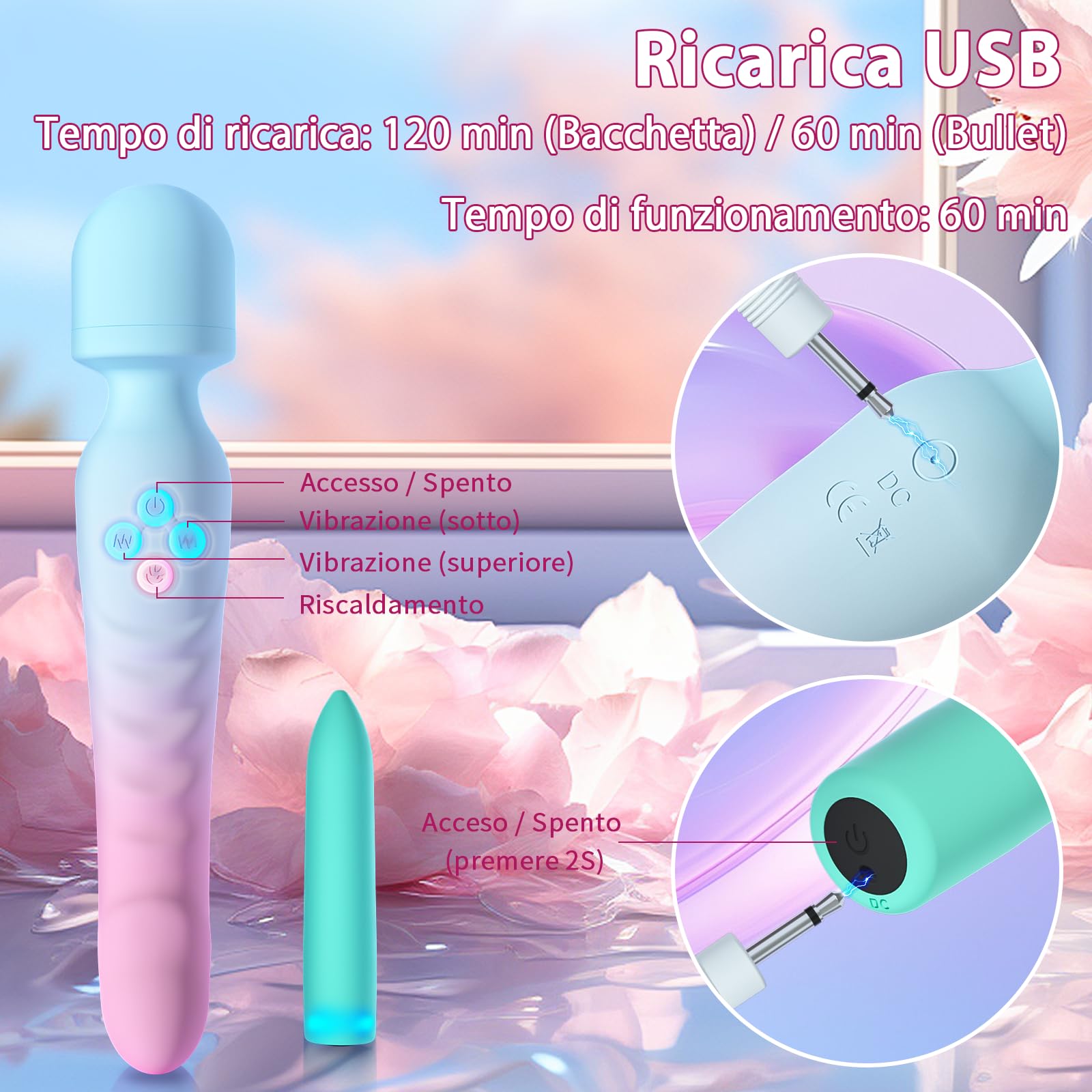 Sex Toýs Vibratori Female Plug - Sextoyse Dildo per donne e uomini Stimolatore anale Stimolatore clitorideo anale Giocattolo sessuale per adulti con 7 + 10 modalità di vibrazione, vibratore Bullet