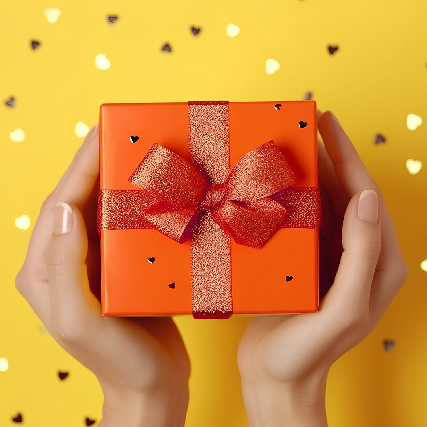 CHRORINE 120 Sheets Orange Tissue Paper Halloween Art Gift Wrapping Tissue Paper Bulk for Crafts DIY Birthday Decor Halloween Autumn Thanksgiving Holiday Party (20 x 13.8 inches)