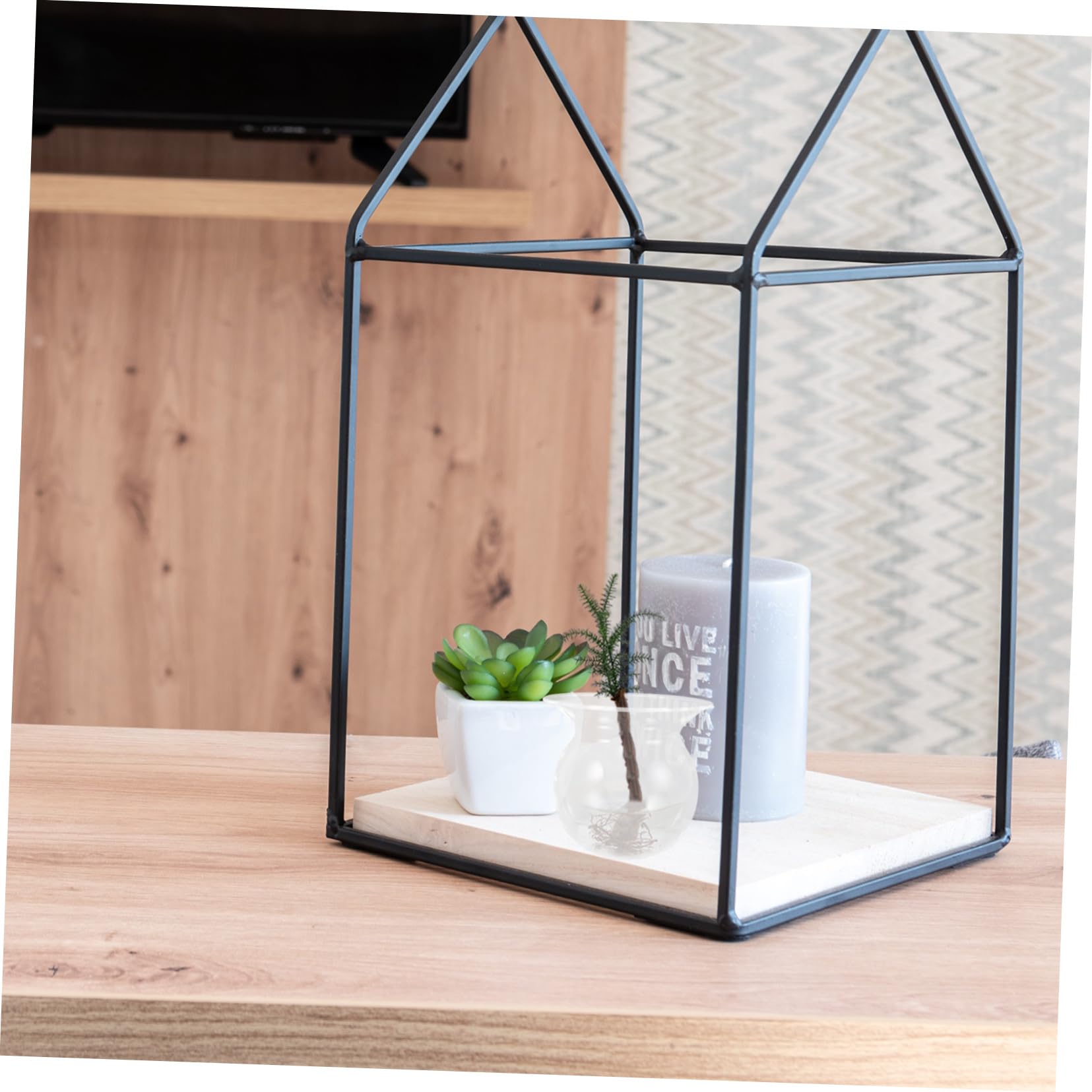 Vase en Verre Rond Minimaliste 4 Pièces pour Propagation