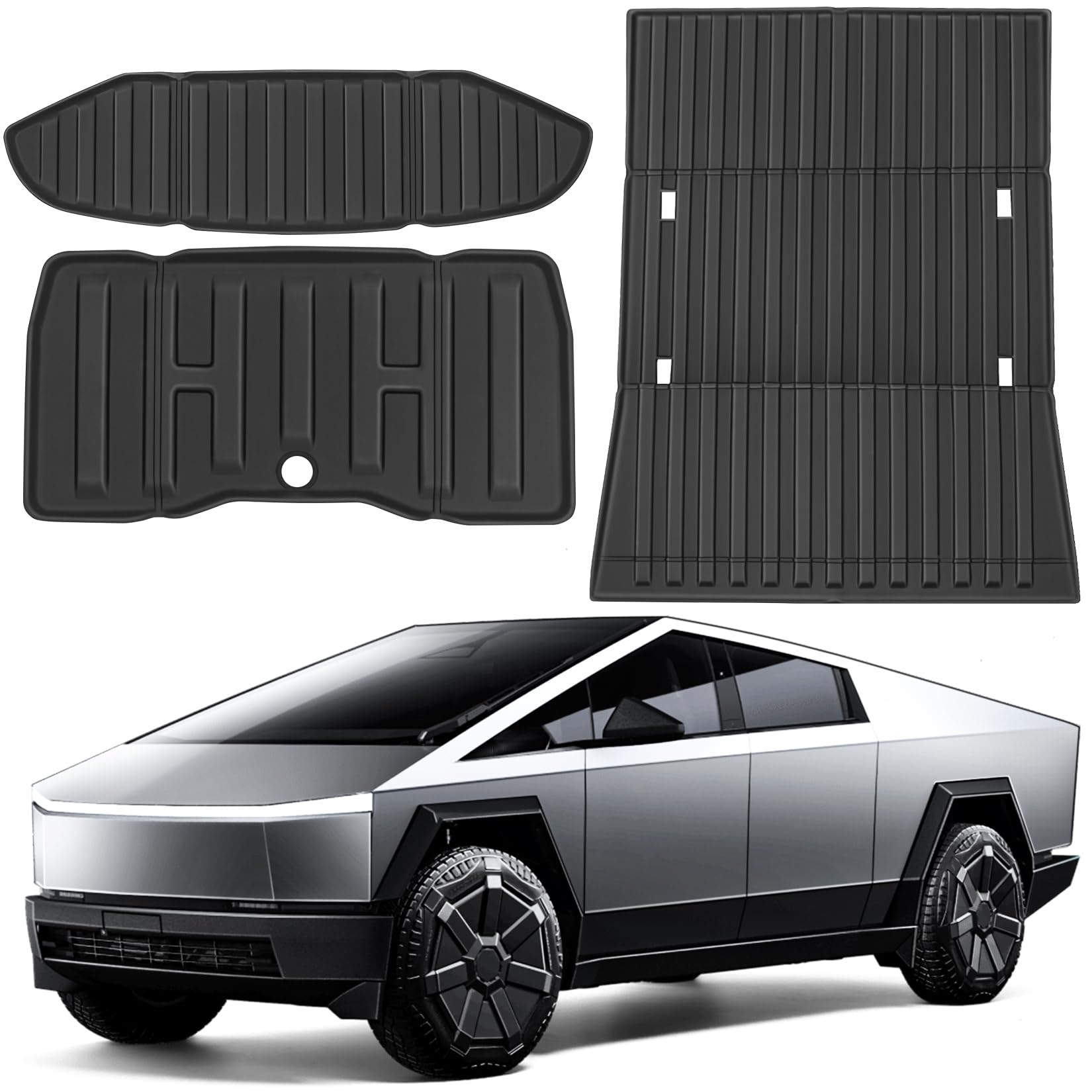 Tesla Cybertruck Bed Mat - TPE Material Truck Bed Liner For 2023-2025 Models