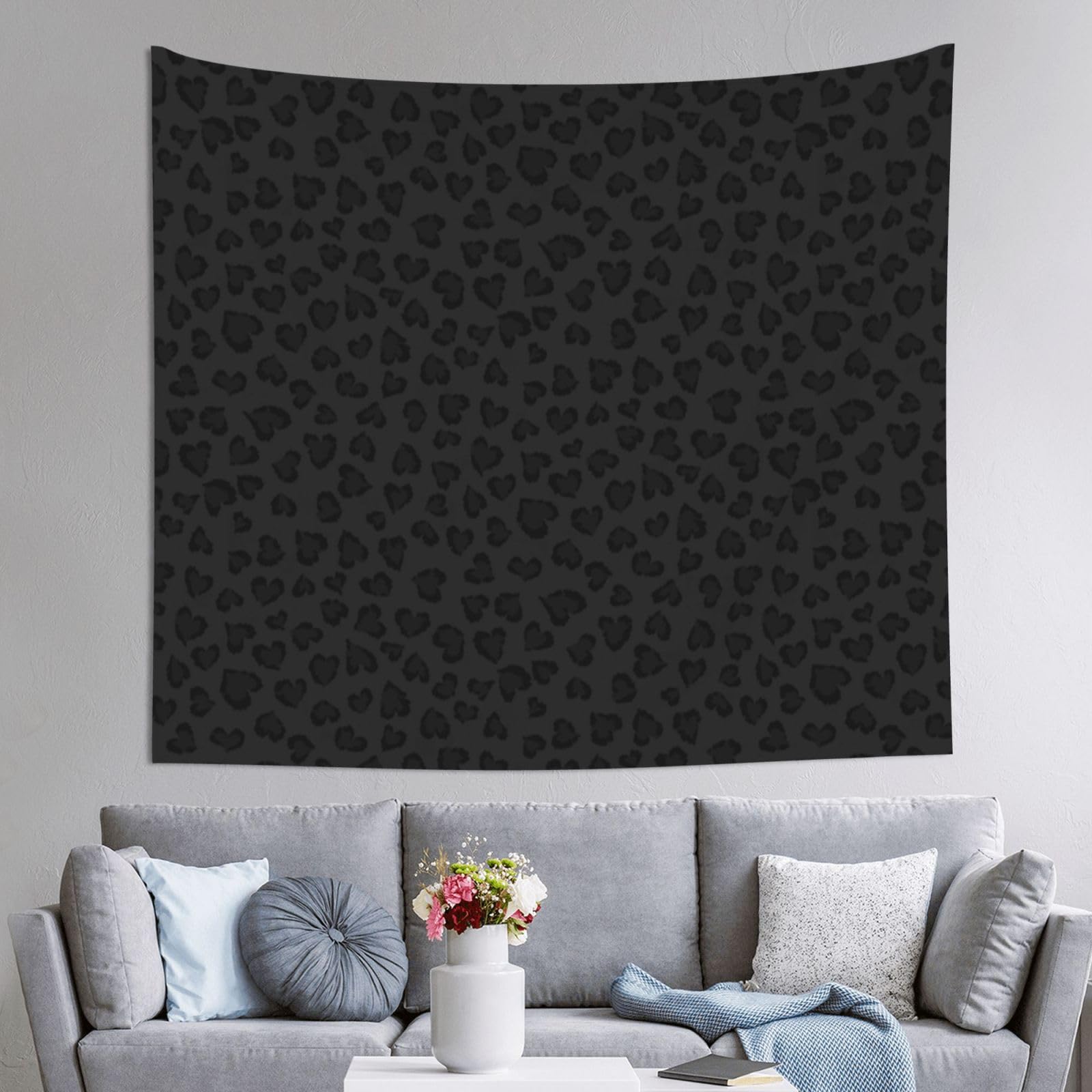 WKSGDSG Decoration Tapestry Wall Hanging For Bedroom, Leopard, 152x130cm Dorm Decor, Lightweight Easy Hang Wall Art For Living Room, Aesthetic Tapestries For Outdoor, Ceiling, Doorway, Camping
