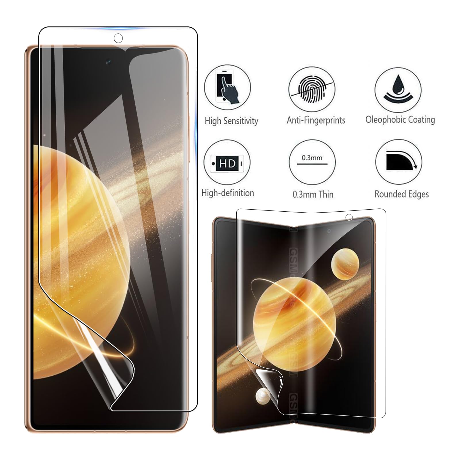 KZIOACSH Screen Protector for Honor Magic V5 5G/V3/V2 5G - Image 2