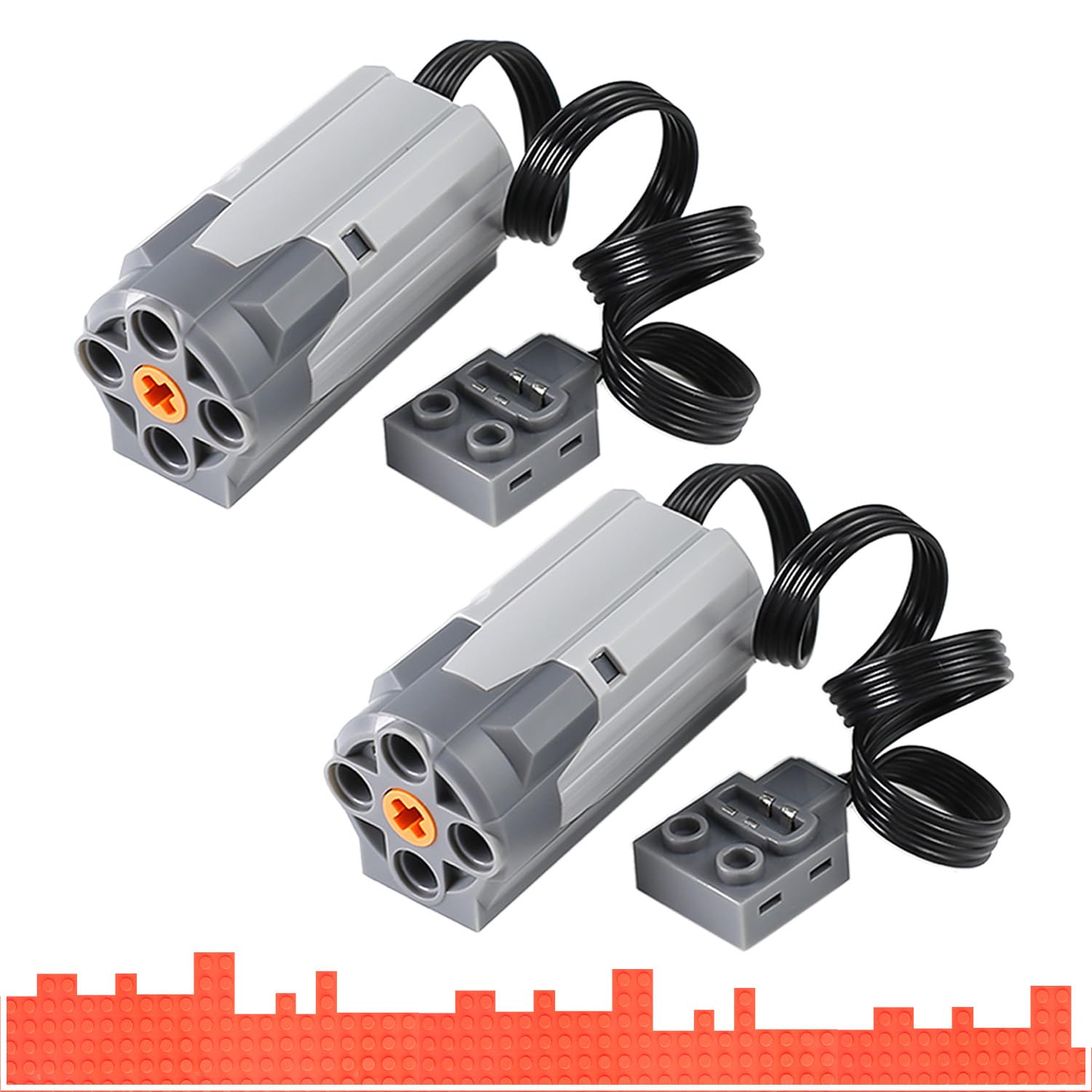 AIMATRIX Power Function Motor Kit with 2* M Motor,Compatible with Technic Parts L Brand