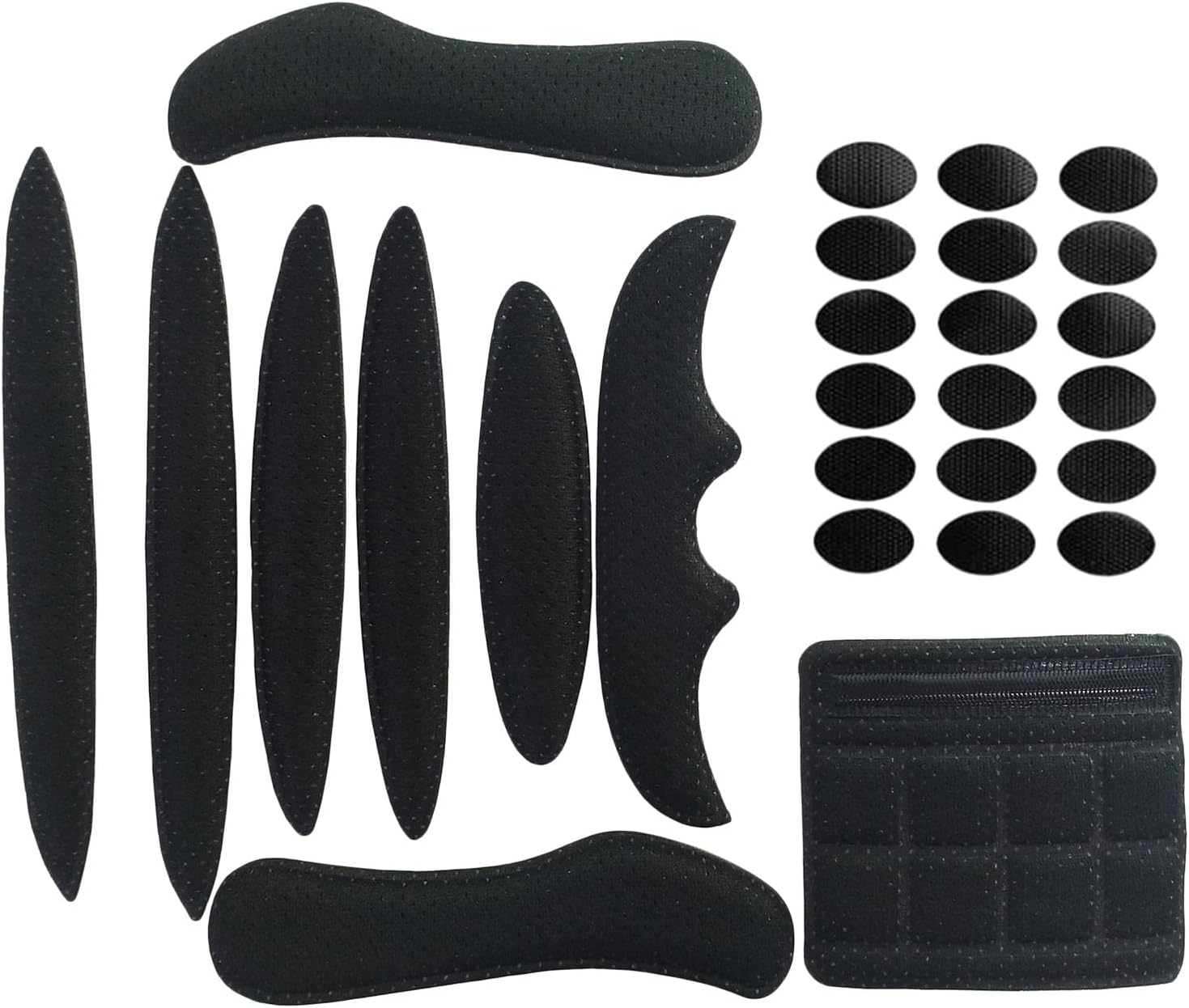 N/A 27pcs Bike Helmet Padding Kits Universal Bicycle Motorcycle Helmet