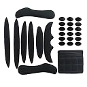 Club Bollywood®27Pcs/Set Bike Helmet Padding Kits Bicycle Helmet Liner Chin Strap Foam Pads Black|Sporting Goods | Cycling | Helmets & Protective Gear |27 Pieces/Set Helmet Padding Kits gallery image