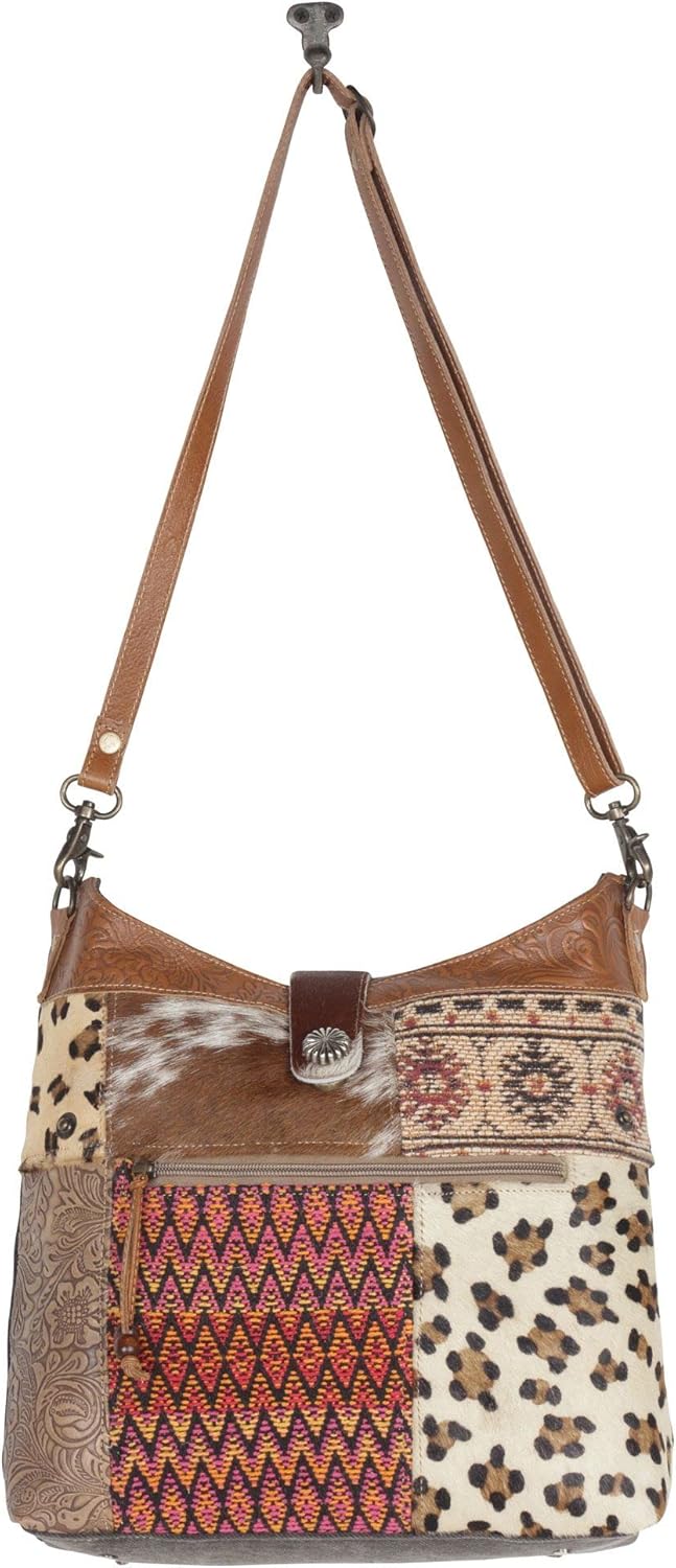 Myra Bag Peruvian Brown Shoulder Bag S-4415